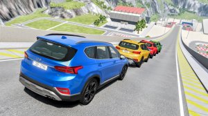 Эпические прыжки на скоростном автомобиле – BeamNG Drive