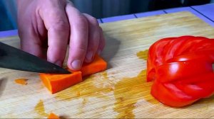 Гости обалдели😱когда увидели как я нарезал овощи на праздничный стол. Как красиво нарезать овощи