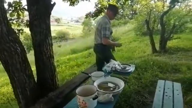 (#209) 24.06.21 Вечер на природе/Костер/Уха/Шашлык/Проводы июня/(часть2) смотреть онлайн