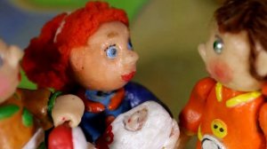 Мультфильм из пластилина. Детская озвучка