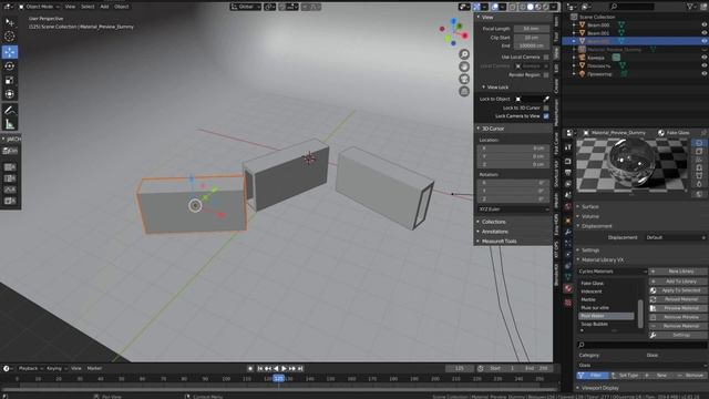 Material Library (Библиотека материалов) - бесплатный аддон для Blender 2.8+ смотреть онлайн