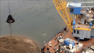 грейферный экскаватор