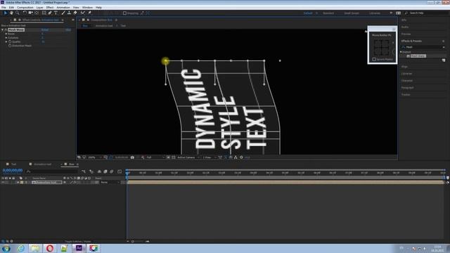 Урок. Креативная анимация текста в #AfterEffects