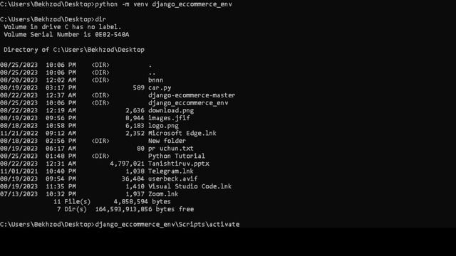 Virtual muhit yaratish (Create virtual environment for Python) смотреть онлайн