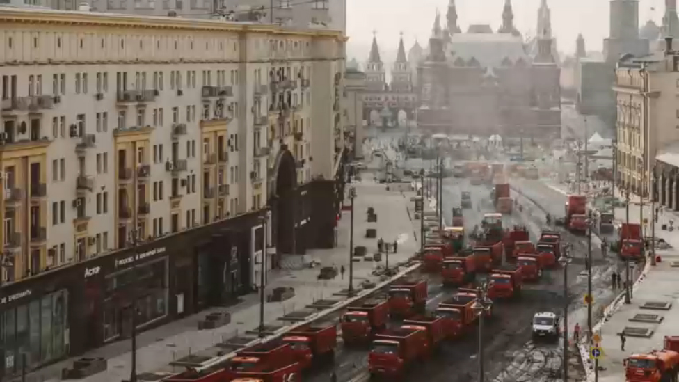Таймлапс ремонта Тверской