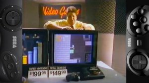 SNES VS Genesis "Brand-new 16 Bit" (Sega Genesis\Commercial) Full HD