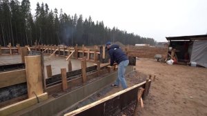 Фундаментная плита из монолитного железобетона с ребрами под дом из газобетона. Пошаговый обзор. Си