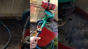 испытание в воде лодочный мотор Кама с двигателем Урал