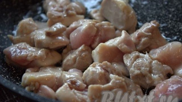 Бигус из свежей капусты с курицей