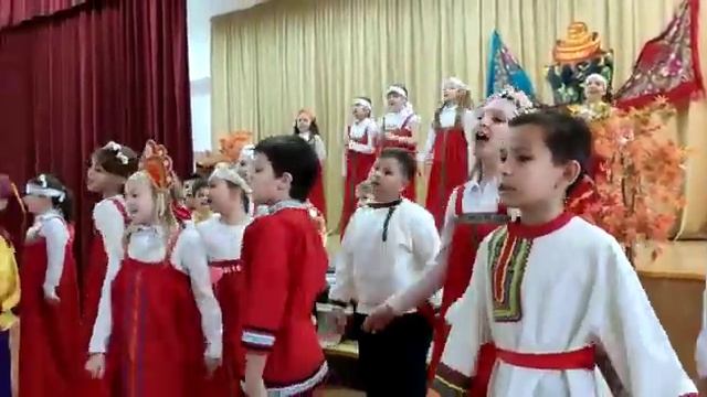 Блины. Русская народная песня в обр. А.Абрамского. Pancakes. Russian folk song. смотреть онлайн