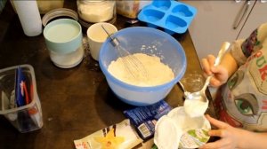 корзиночки с белковым кремом в микроволновке