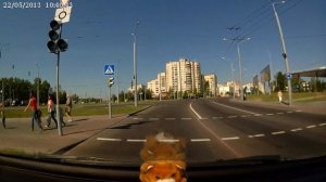 Гродно Кольцо Клецкова-Победы 2013.05.22
