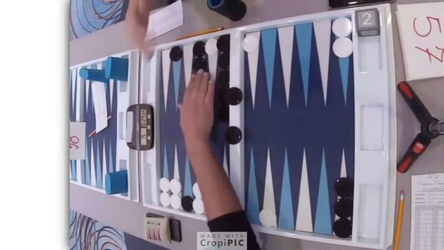 Backgammon World Championship 2019: Main R2 17pts Toni Bernaba W vs Zdenek B