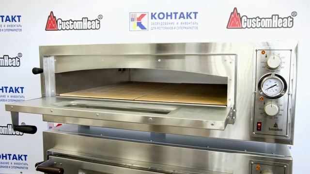 Печь для пиццы CustomHeat PO4 35 и PO8 35 ¦ Видео обзор смотреть онлайн