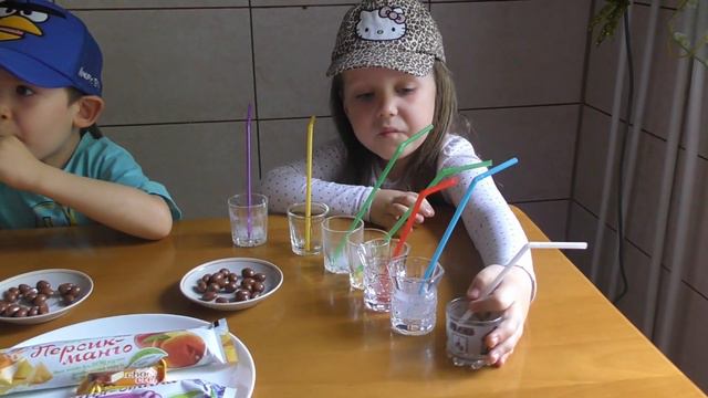 ЧЕЛЕНДЖ КТО ПЕРВЫЙ !!! СУПЕР НАПИТКИ! Challenge !!! SUPER drinks смотреть онлайн