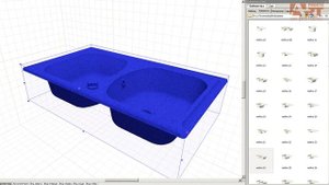 3D модели мойки, краны для PRO100. Библиотеки для PRO100.