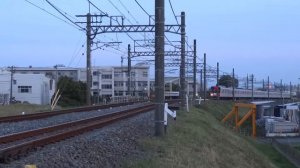 土手を登る全国交通安全運動号 東武東上線50000系51007F /Tobu Tojo Line EMU/2013.04.04