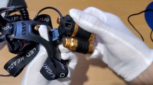 Налобный фонарик с датчиком и без на 18650 аккумуляторе! Для рыбалки. Для Туризма. Тест!