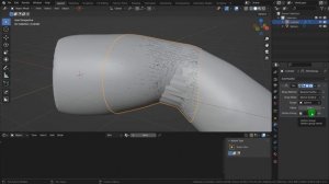 Blender , модификатор Shrinkwrap со всеми настройками