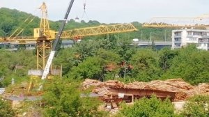 Демонтаж, монтаж крана КБ-572в.