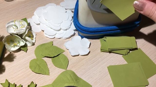 УКРАШЕНИЕ ДЛЯ ВОЛОС | ЯБЛОНЕВЫЙ ЦВЕТ | ФОАМИРАН смотреть онлайн