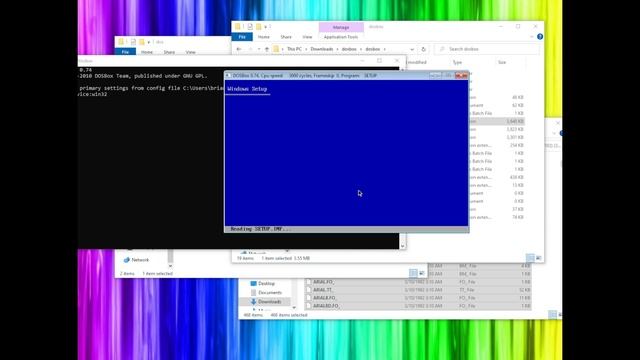 Installing Windows 3.1 in DOSBox [BQuanchi] смотреть онлайн