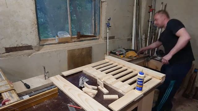 DIY.  Софа из доски, только рейсмус и пила.