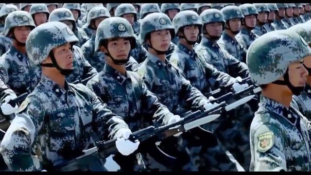 Китайская народная республика. Парад китайской армий.