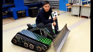 Вазар Кибертанк часть 4. Чистим снег. Vazar cybertank part 4/Snow plow