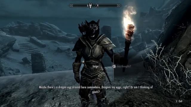 Dragon egg. Inigo. Elder Scrolls V: Skyrim