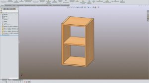 SOLIDWORKS. кромки в корпусной мебели.  Урок 1