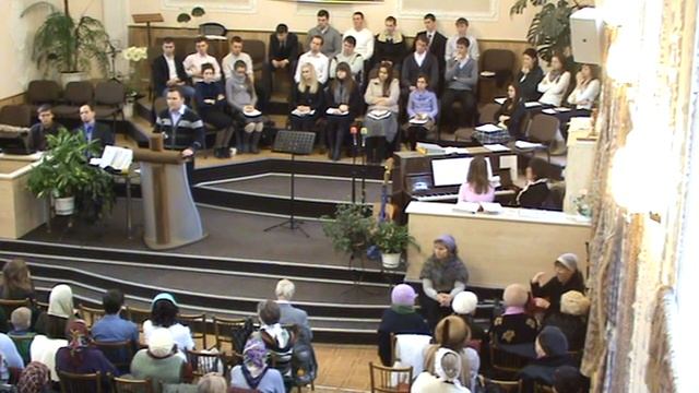 Богослужение Евангельских Христиан-Баптистов 17.02.2013 смотреть онлайн