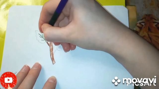 Как нарисовать сирень? Простой рисунок для детей!
