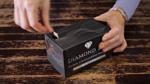 Картонный диспенсер с перфорацией для работы с фольгой