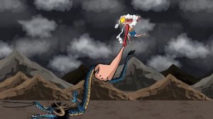 Ника Луффи Awake Gear 5 против Кайдо.