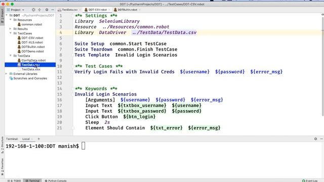 Robot Framework Tutorial #41 - How to do Data Driven Testing using CSV File