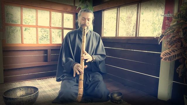 Пьеса Ajikan  на дзен-флейте LaoTzu 2.6