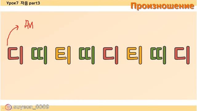 (урок7)Какая разница между "카, 까" и "타, 따"?_хангыль_согласные буквы_ корейский язык _ корейский уро