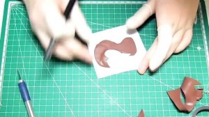 Обезьянка магнит из полимерной глины.