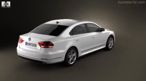 Volkswagen Passat US 2012 by 3D model store Humster3D.com