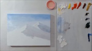 Горный пейзаж | Пошаговый урок по живописи маслом