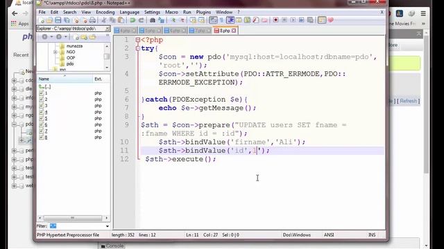 PDO Update Query Part 8 in Urdu смотреть онлайн