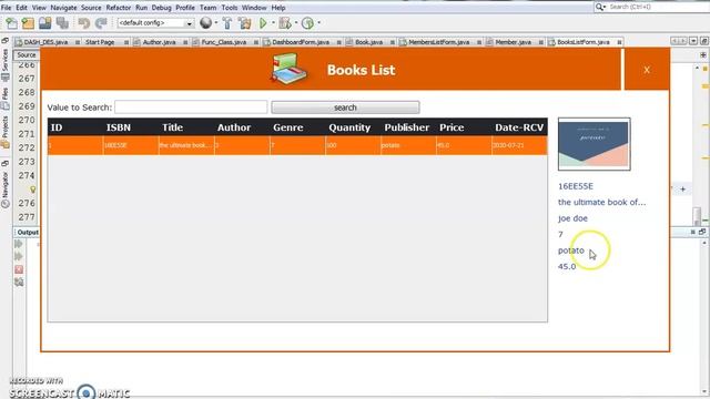 Java Library Management System Project In Netbeans With MySQL - [Part 09] смотреть онлайн