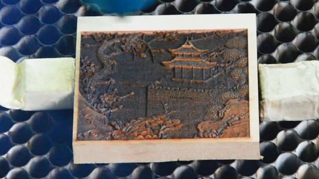 3D Wood laser Engraving смотреть онлайн