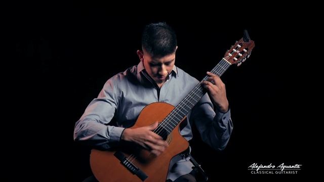 TANGO EN SKAI - Performed by Alejandro Aguanta - Classical guitar смотреть онлайн