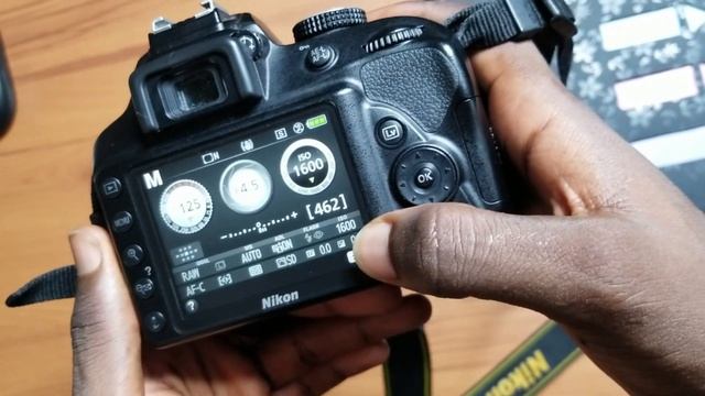 Nikon D3400. How to adjust Aperture, Shutter Speed and ISO (Exposure Settings) смотреть онлайн