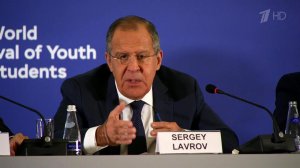 Вопросы геополитики, двойные стандарты, война санк...вров выступил на фестивале молодежи и студентов