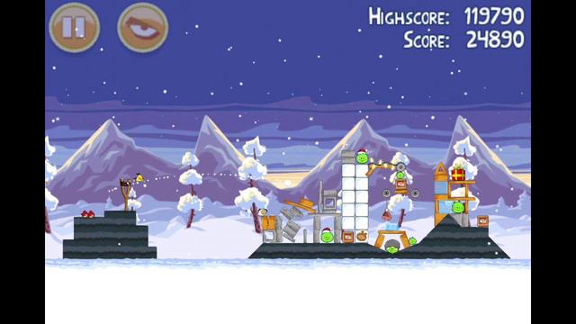 Angry Birds Seasons 2012 - Wreck the Halls 1-7 смотреть онлайн