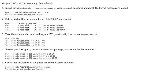 lxc: running virtualbox inside a container (3 Solutions!!) смотреть онлайн