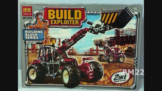 Bela Brick LEGO Compatible Technic Knockoff Loader Brick Set Toy Review смотреть онлайн
